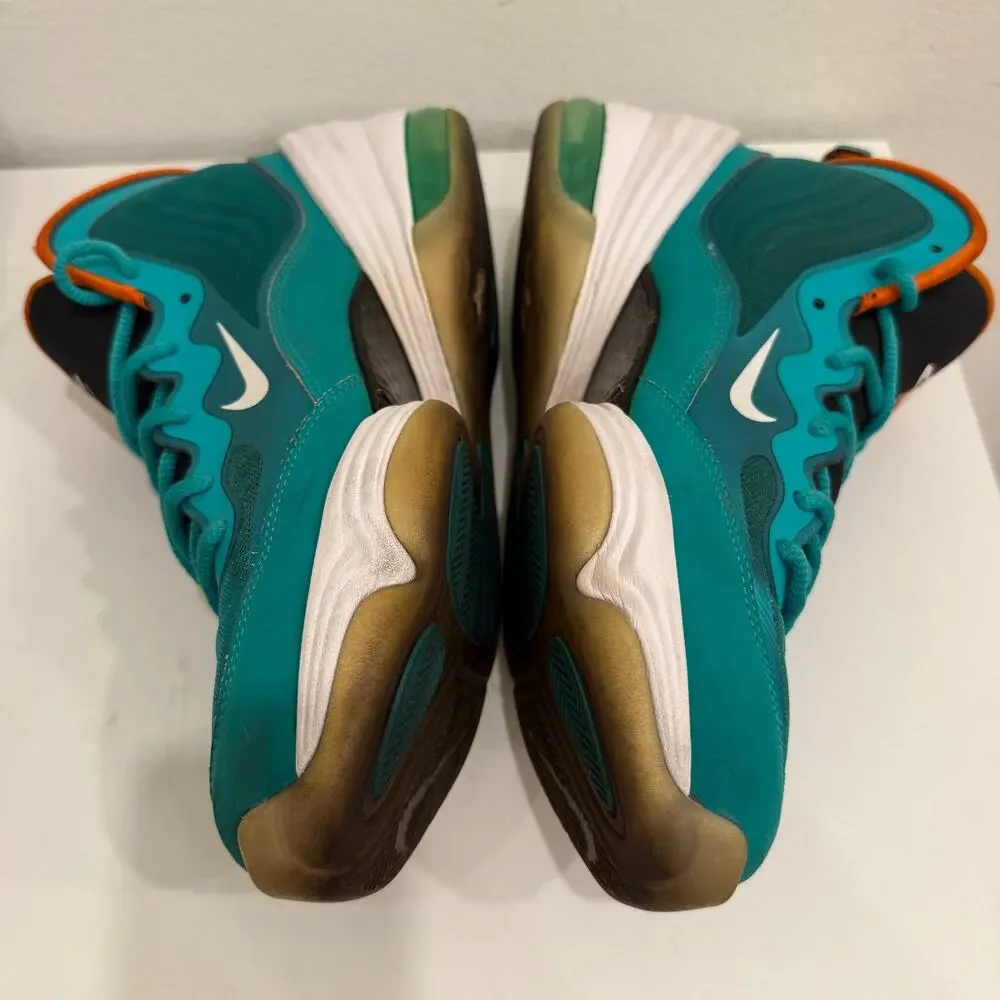 Nike Air Penny V Atomic Teal Miami Dolphins 537331-300 Men’s Size 11 w/ Box EUC